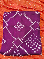 Pure ajrakh modal hand made suit set