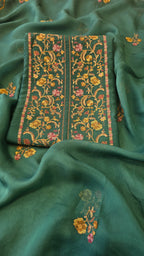 Rama green russian silk suit set