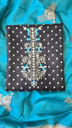 Semi Tussar 3pc Suit Set