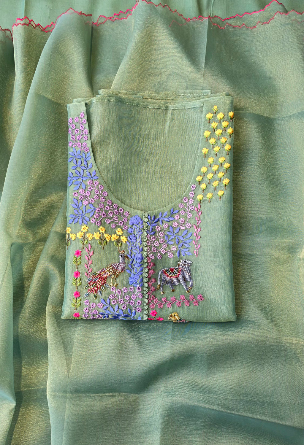 Organza Tissue 3pc Suit Set