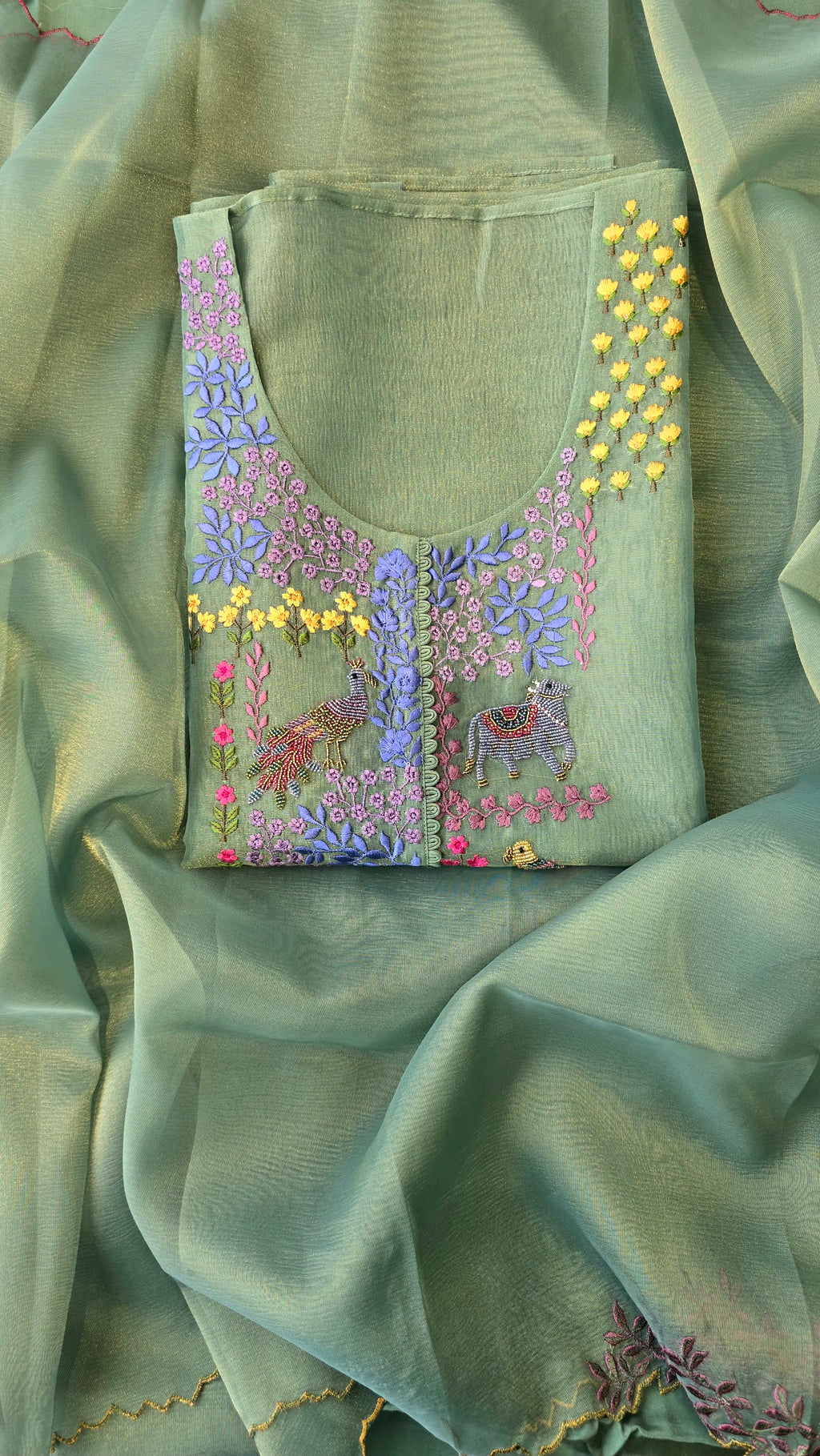 Organza Tissue 3pc Suit Set