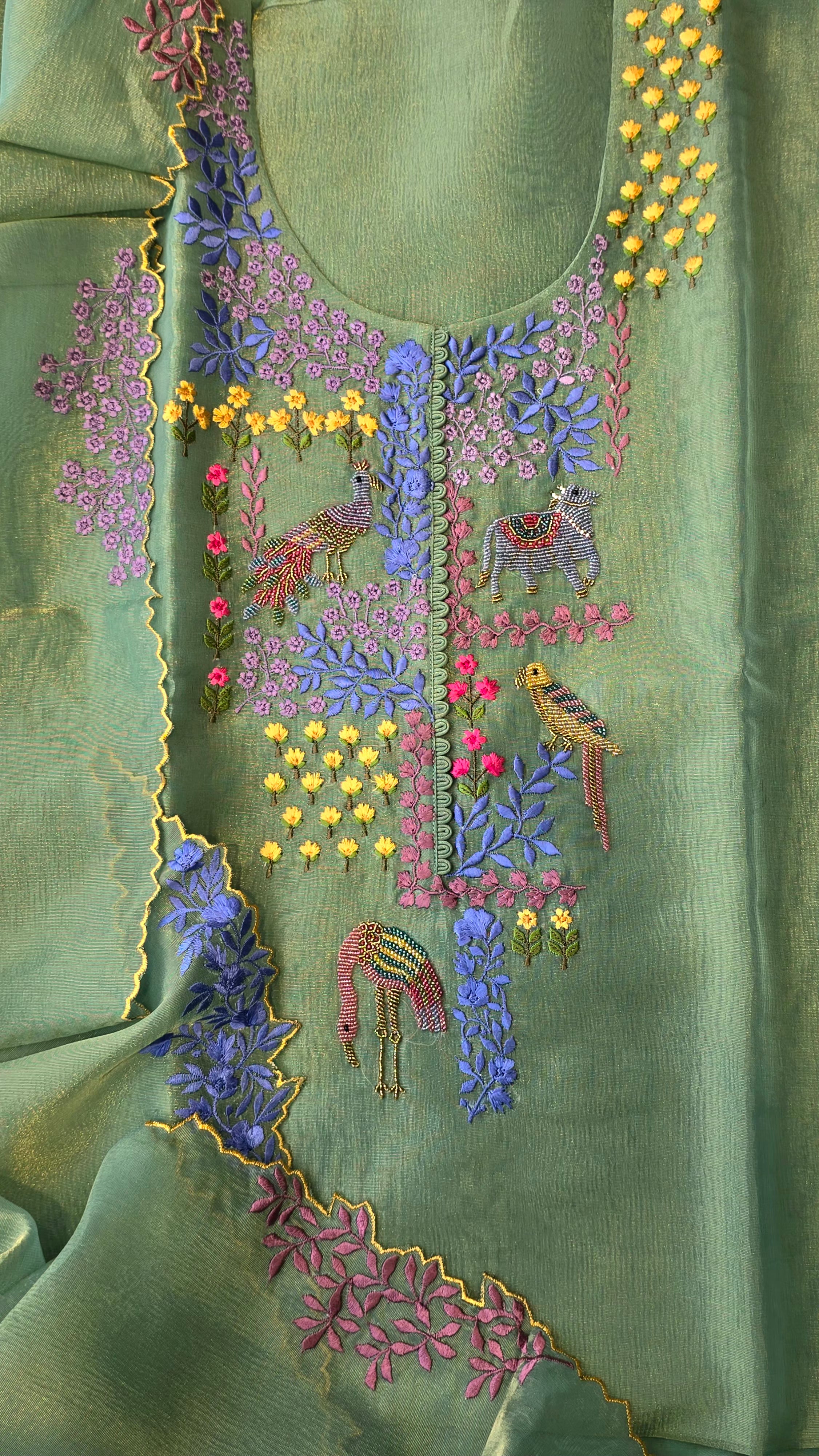 Organza Tissue 3pc Suit Set