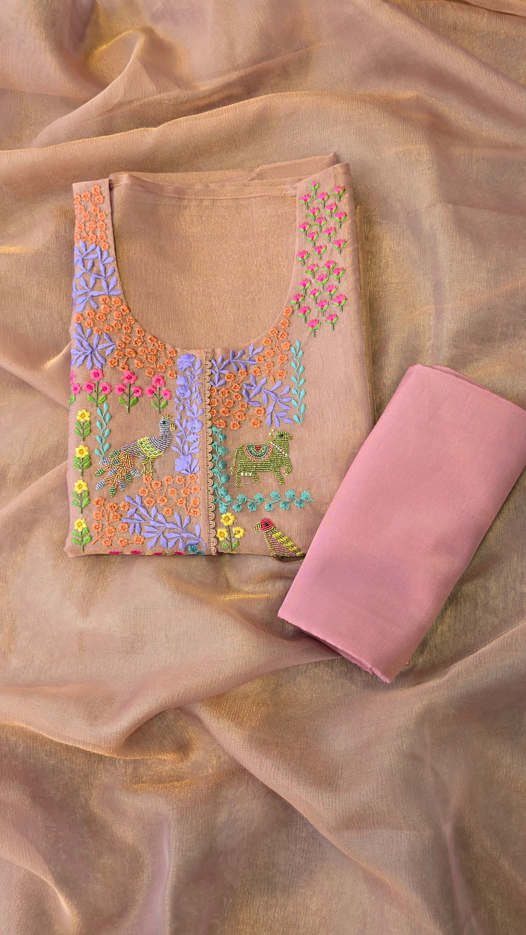 Organza Tissue 3pc Suit Set