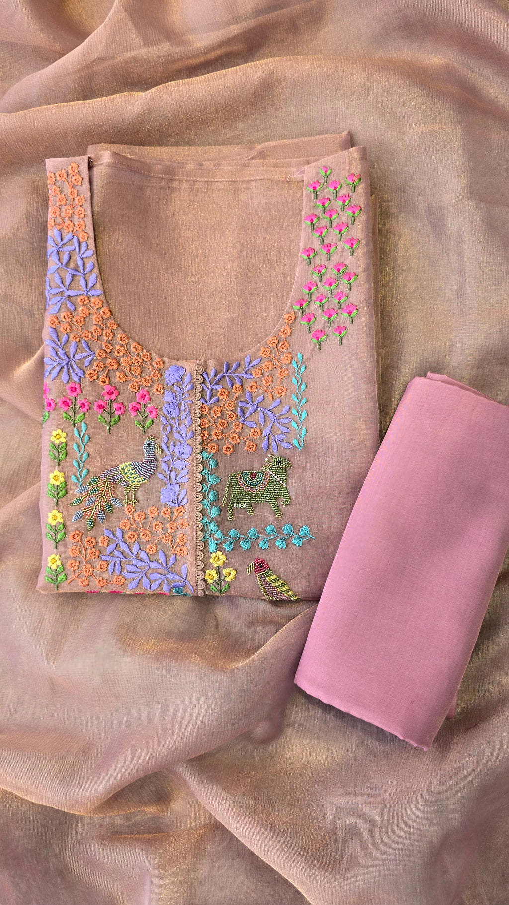 Organza Tissue 3pc Suit Set