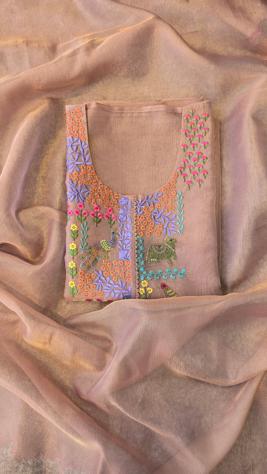 Organza Tissue 3pc Suit Set