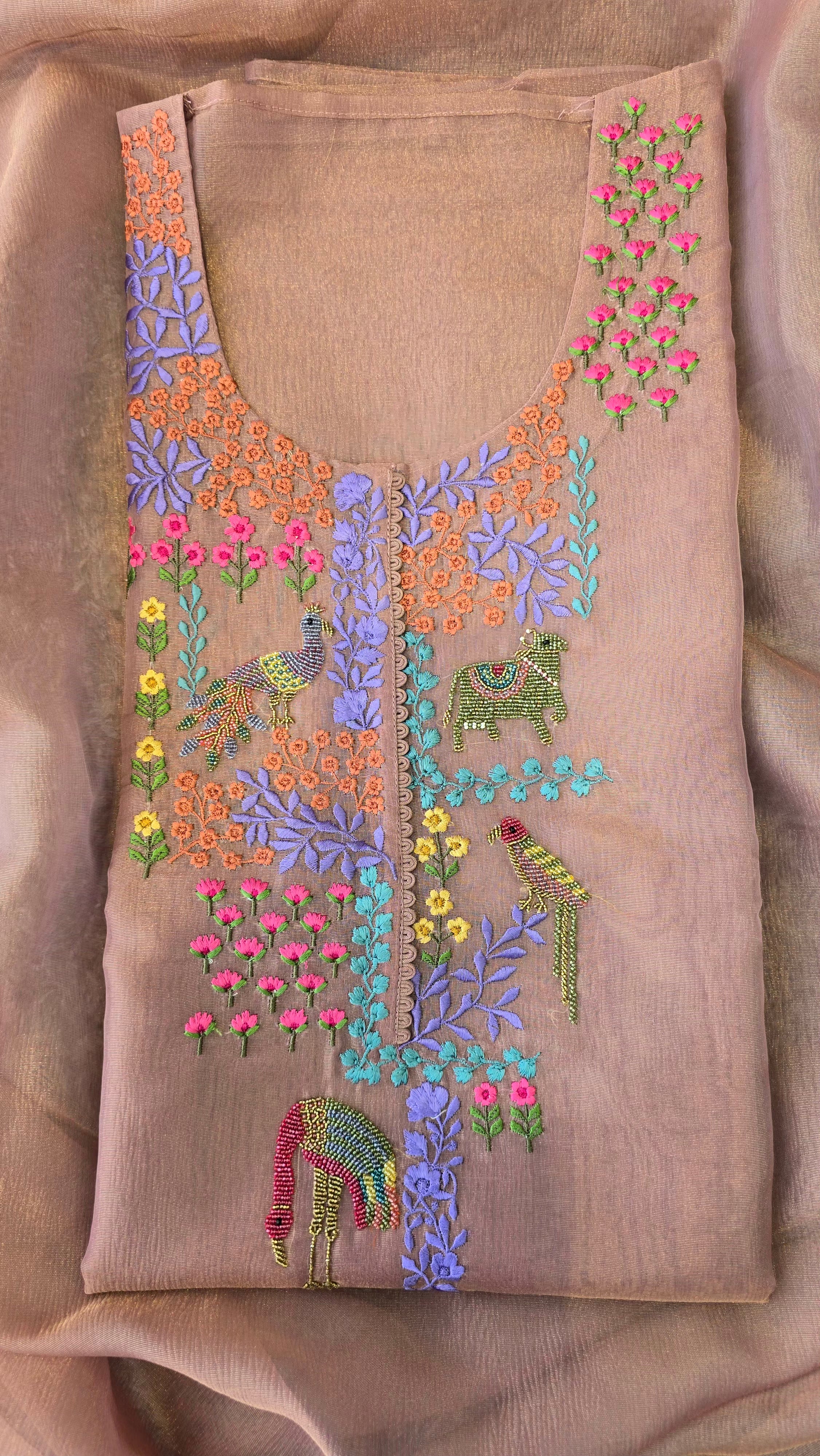 Organza Tissue 3pc Suit Set