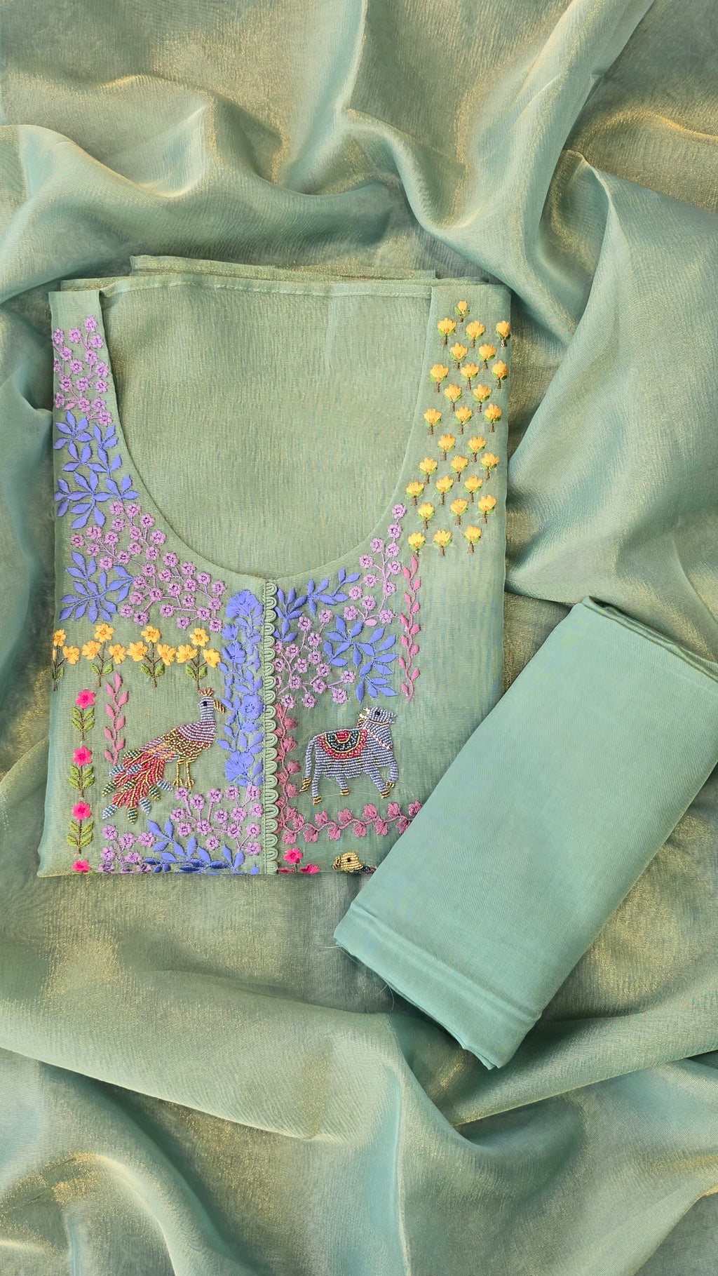 Organza Tissue 3pc Suit Set