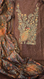 Handloom Chanderi 3pc Suit Set