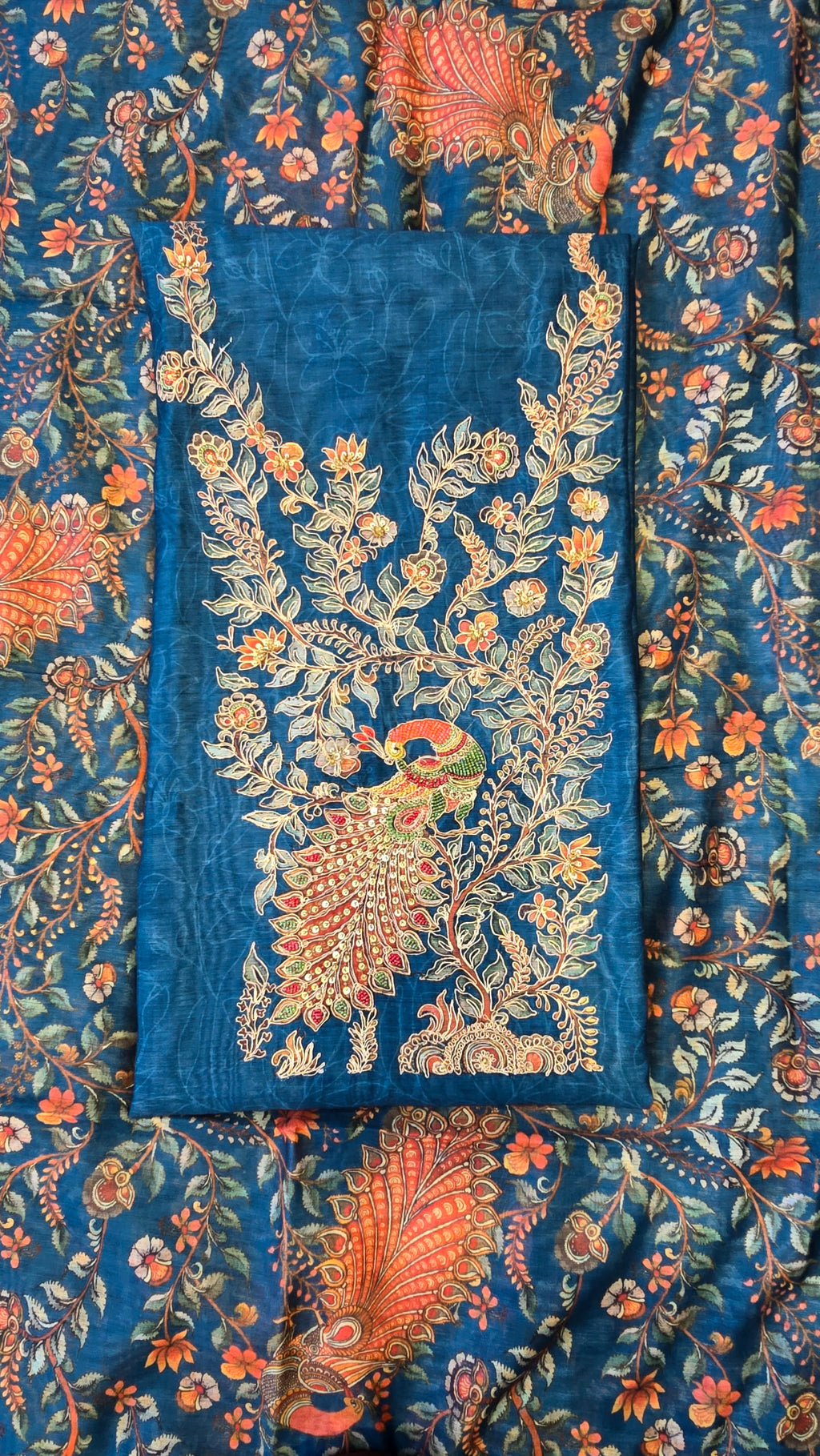 Handloom Chanderi 3pc Suit Set