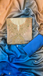 Shaded Blue 3pc Suit Set