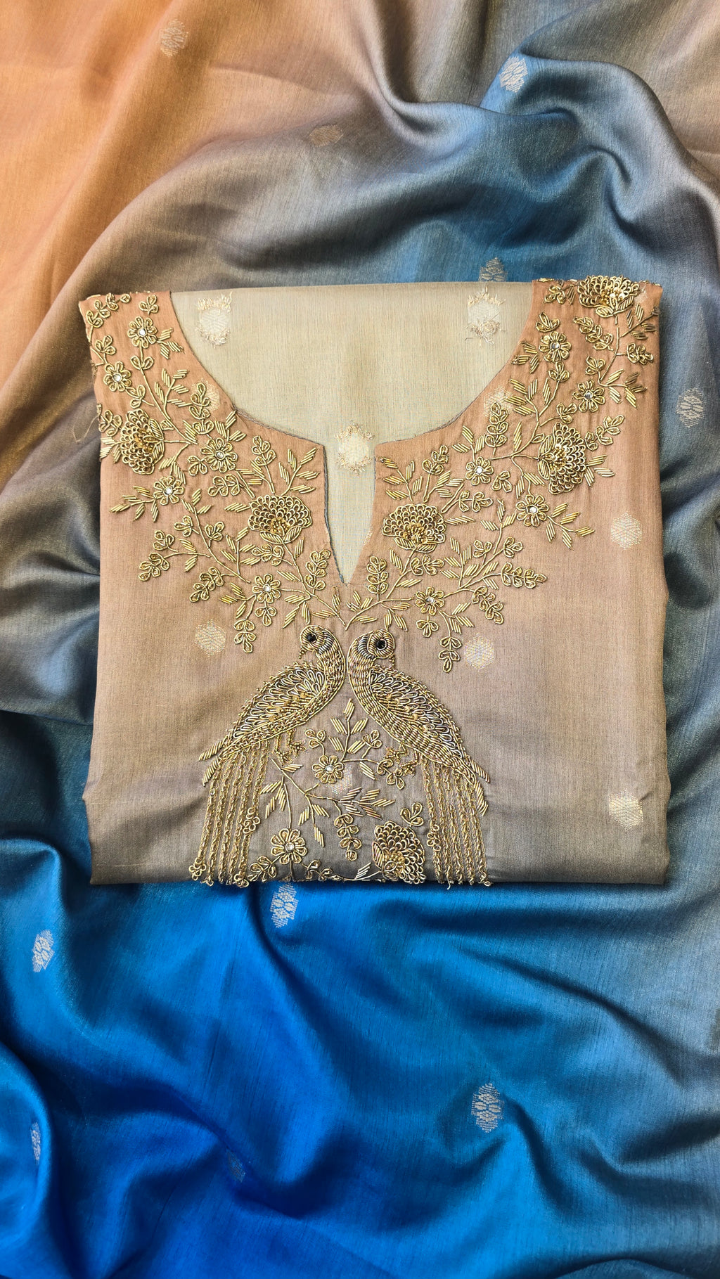 Shaded Blue 3pc Suit Set