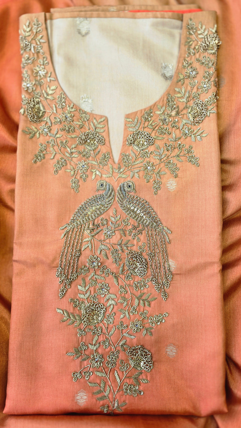 Shaded Orange 3pc Suit Set