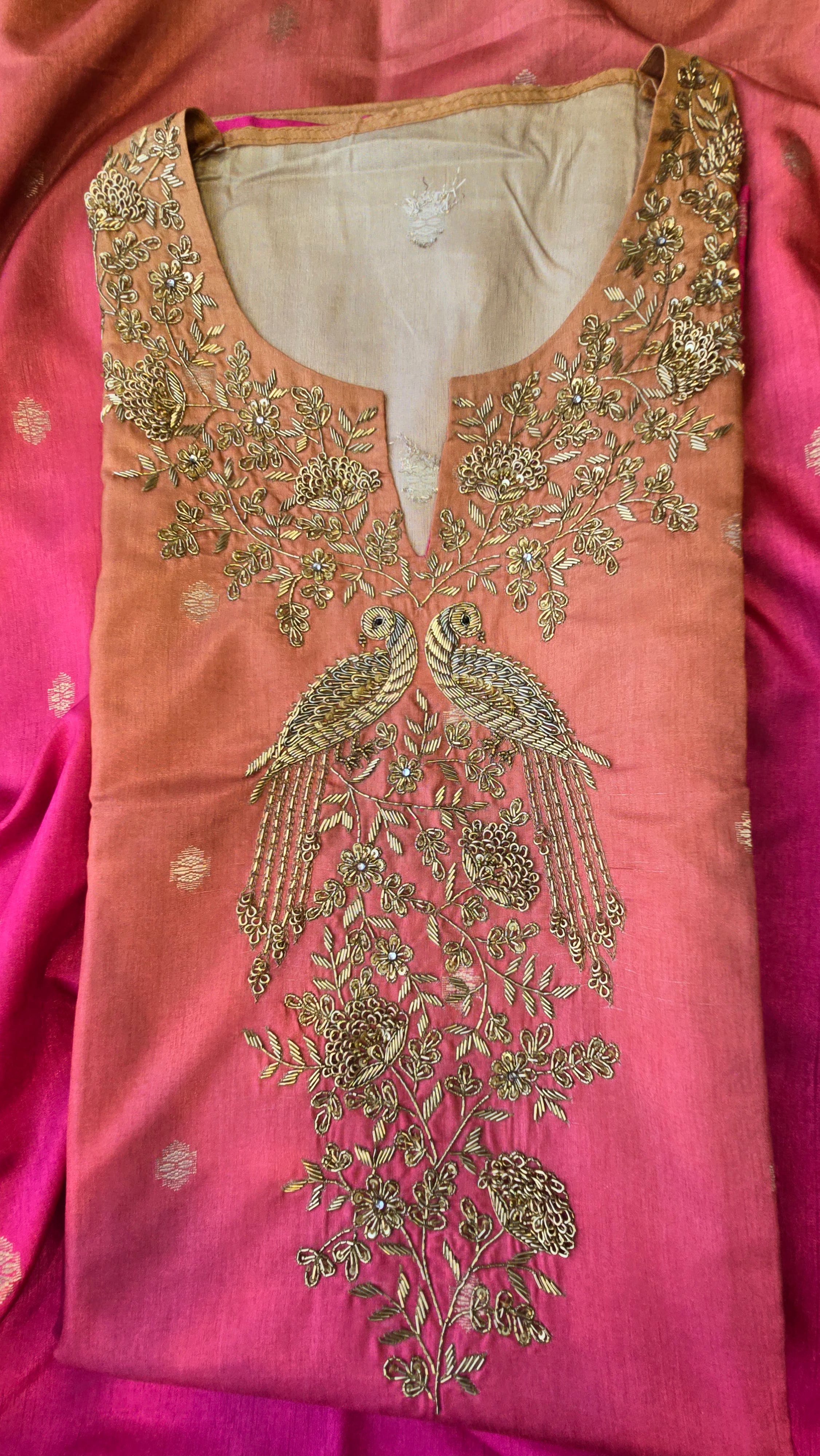 Shaded Pink 3pc Suit Set