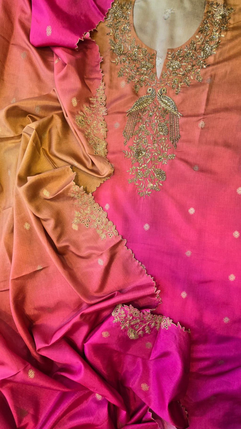 Shaded Pink 3pc Suit Set