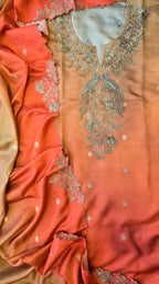 Shaded Orange 3pc Suit Set