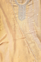 Silk brocade tissue 3pc unstitched suit set