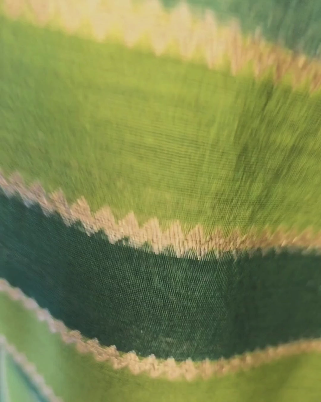 Lime green golden zari suit set